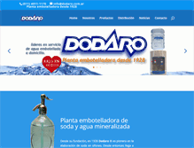 Tablet Screenshot of dodaro.com.ar